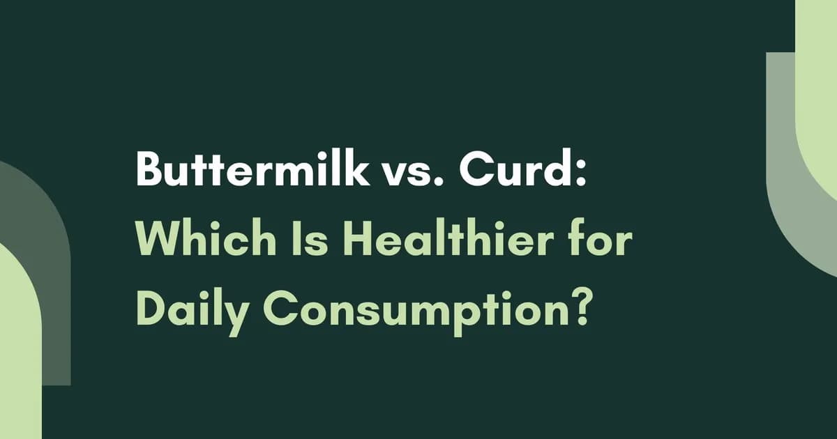 Buttermilk vs. Curd