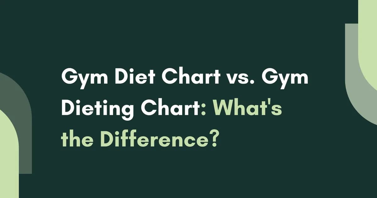 Gym Diet Chart: A Complete Guide to Nutrition for Fitness