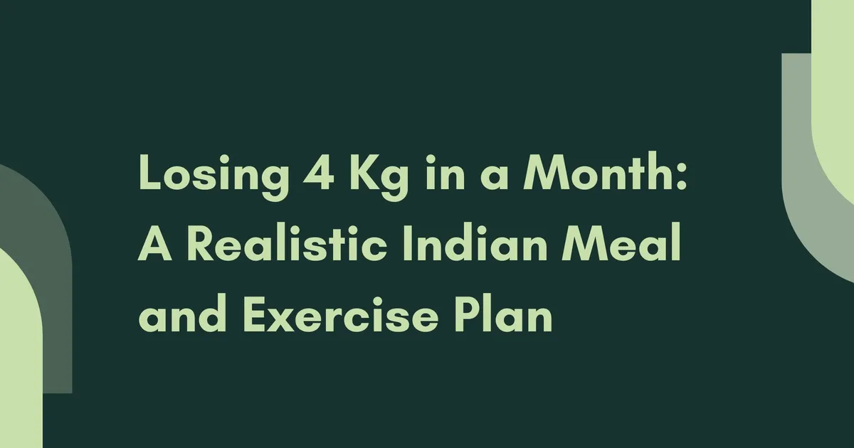 Lose 4kg in One Month: Complete Guide